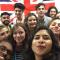 selfie of the UK delegation at the Eurodinner
