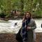 Mhairi next to the Eisbachwelle